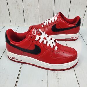 Nike Air Force 1 '07 'Gym Red' Red Black Womens Size 7 315115-603 2011 Samples